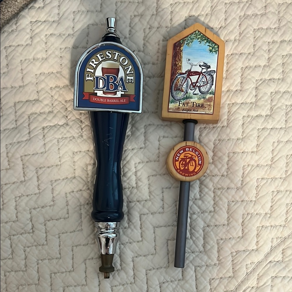 Beer taps Firestone & Fat Tire